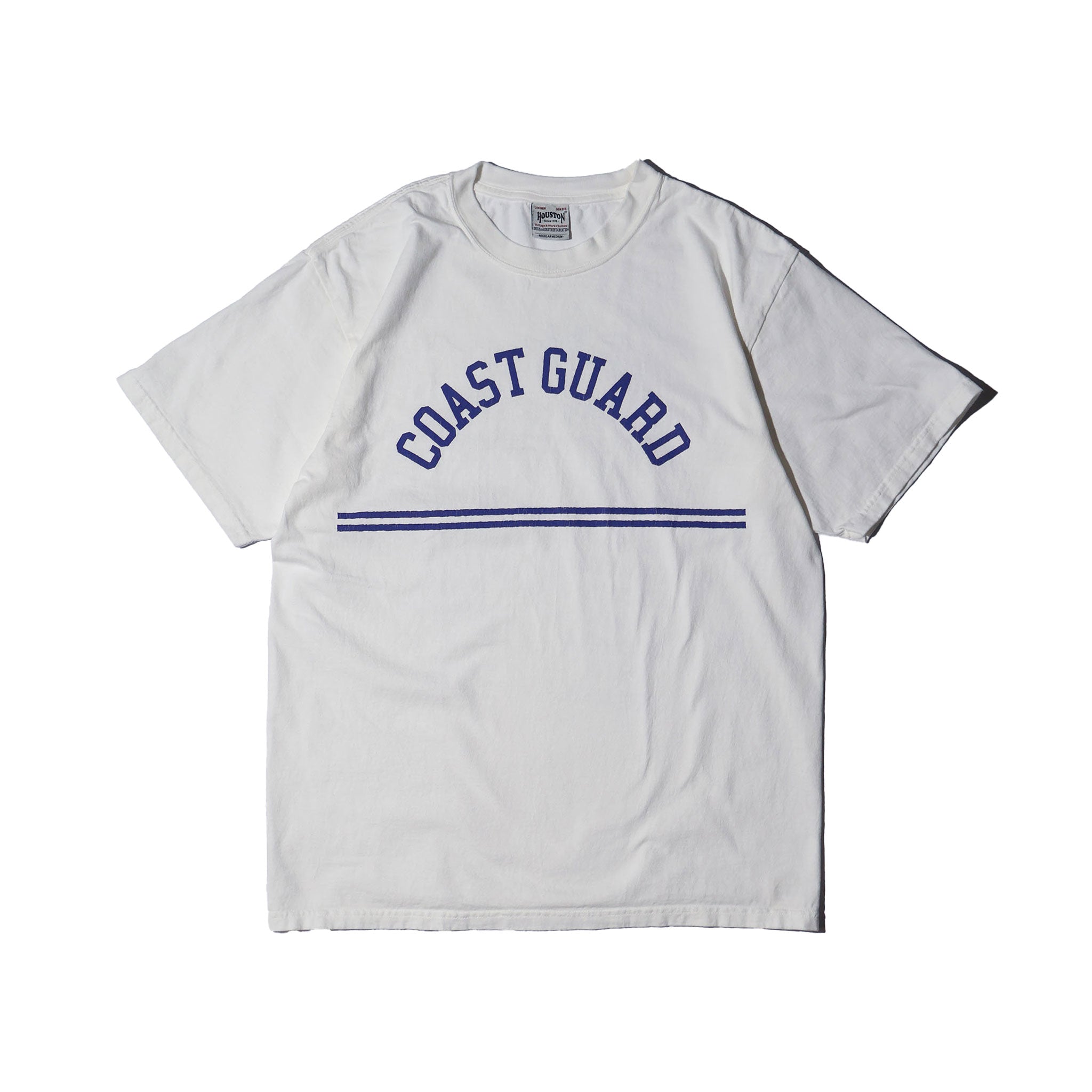 HOUSTON / 22424 PIGMENT PRINT TEE (COAST GUARD) MADE IN JAPAN - TRUTH
