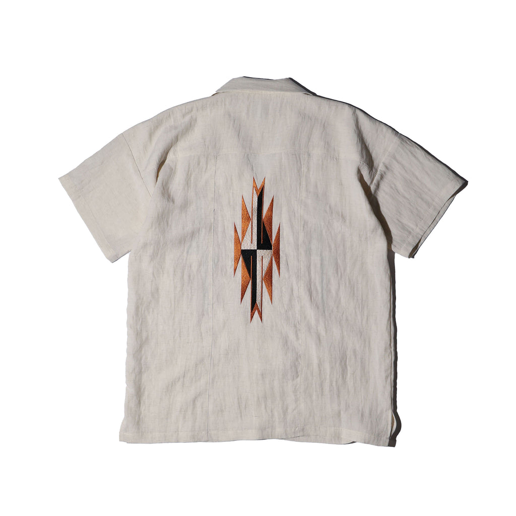 HOUSTON / 41331 LINEN CHIMAYO SHIRT - TRUTH