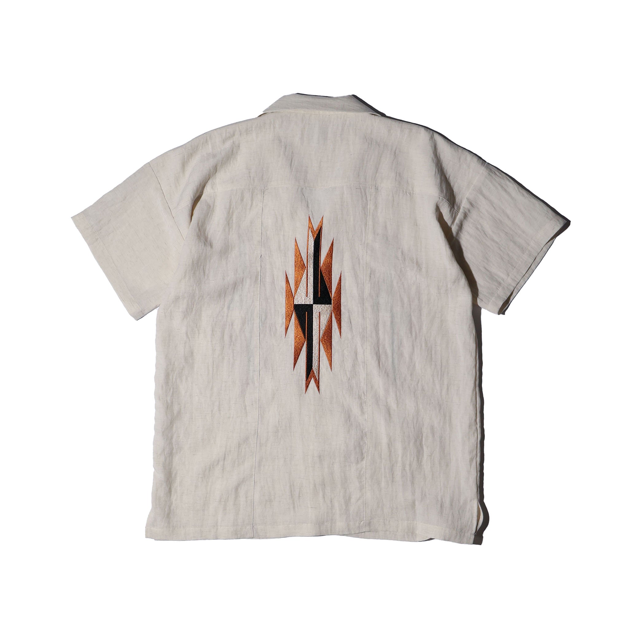 HOUSTON / 41331 LINEN CHIMAYO SHIRT - TRUTH