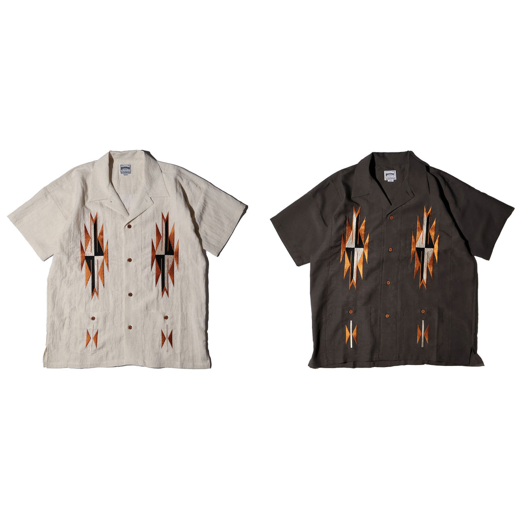 HOUSTON / 41331 LINEN CHIMAYO SHIRT - TRUTH