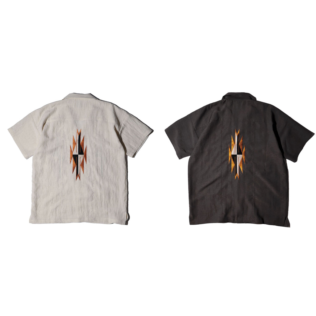 HOUSTON / 41331 LINEN CHIMAYO SHIRT - TRUTH