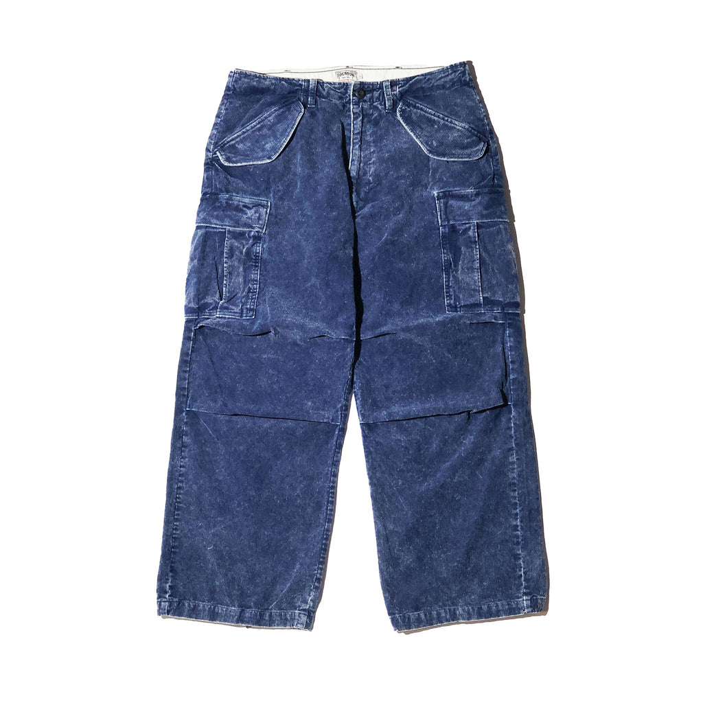 HOUSTON / 10191 INDIGO CORDUROY M-65 PANTS