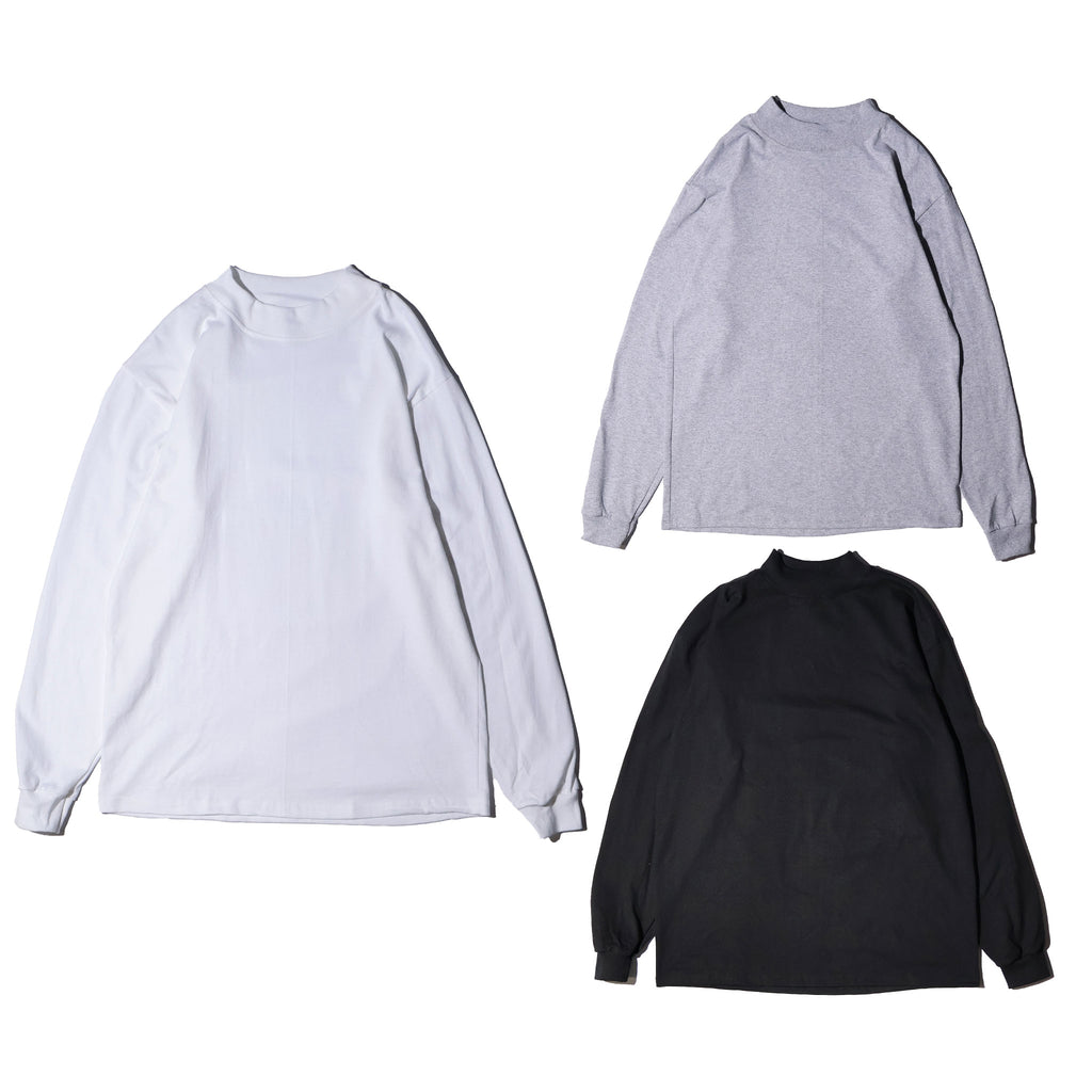 CAL CRU / 7OZ LS MOCK NECK TEE
