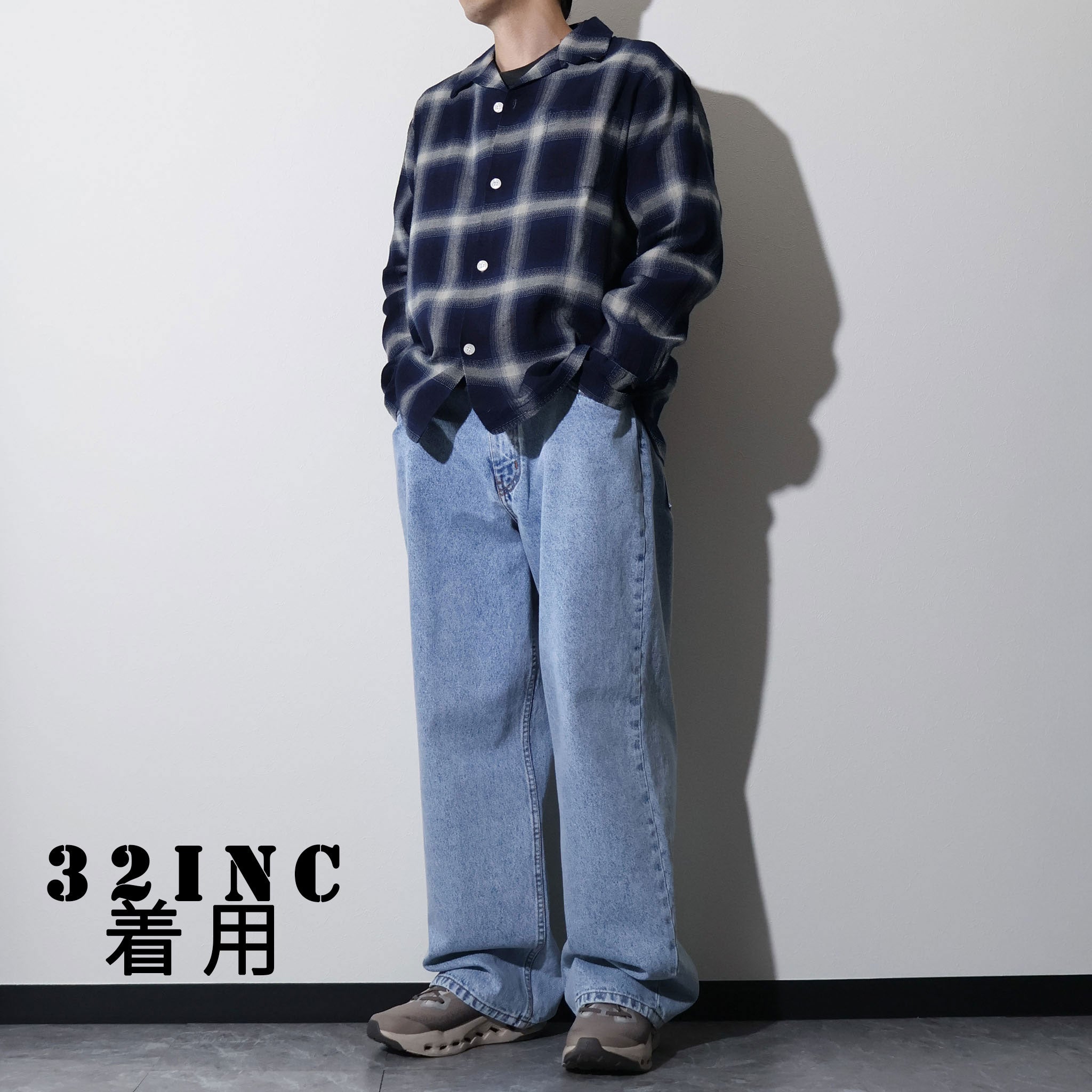 NEO BLUE / PASTEL BLUE BAGGY JEANS - TRUTH