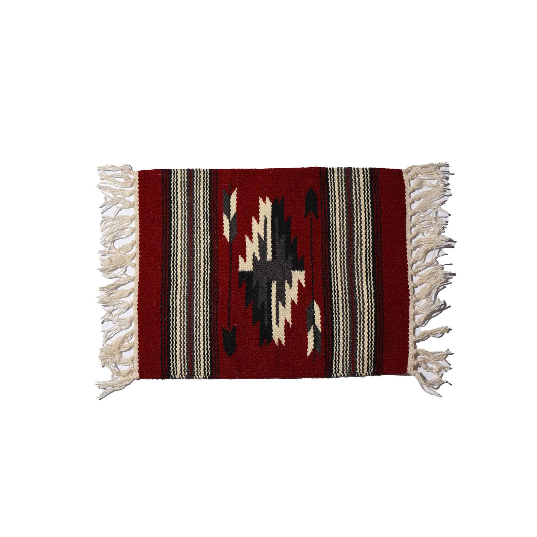 EL PASO SADDLEBLANKET / CHIMAYO STYLE MATS WINE