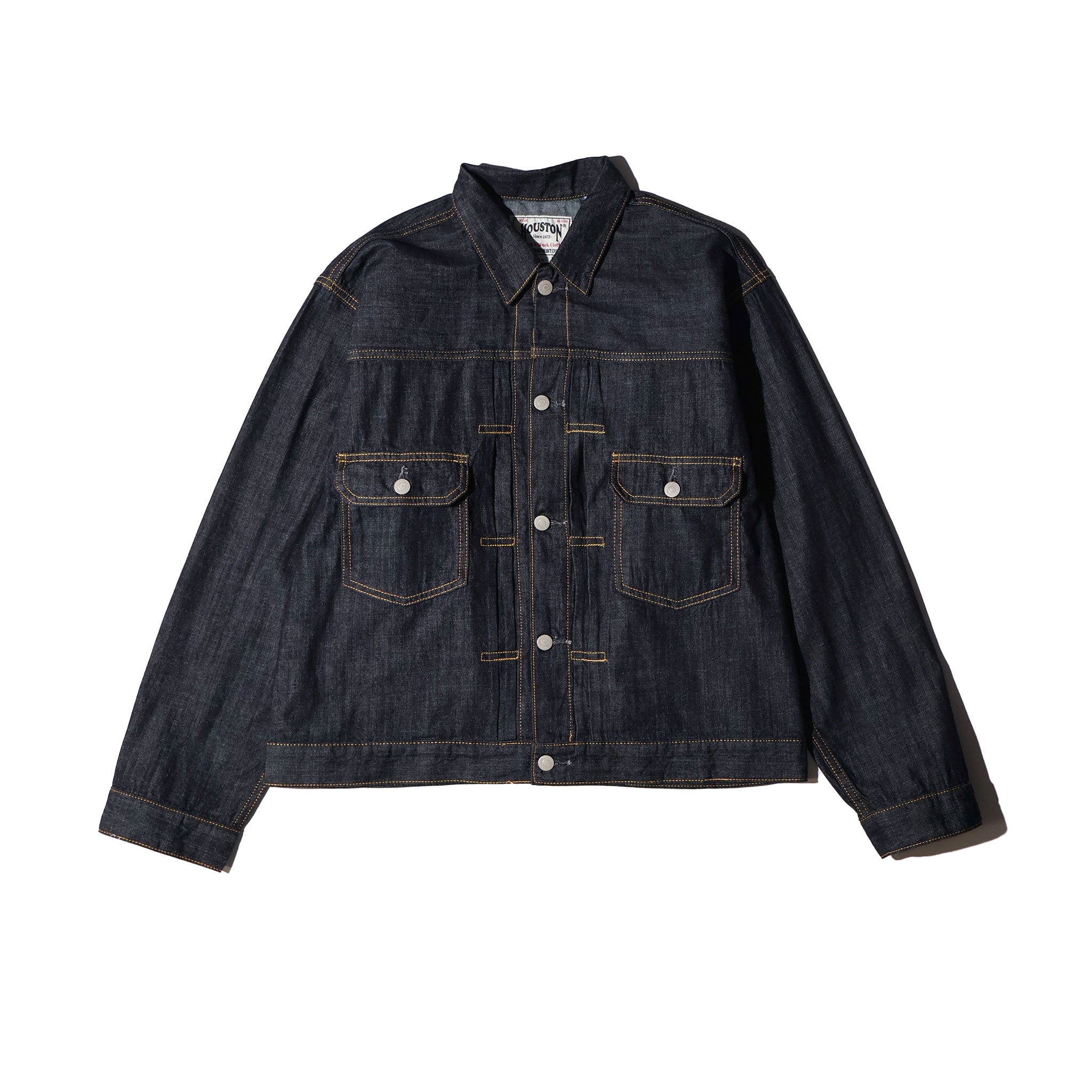 HOUSTON / 51584 U.S. COTTON TYPE2 DENIM SHIRT JACKET - TRUTH