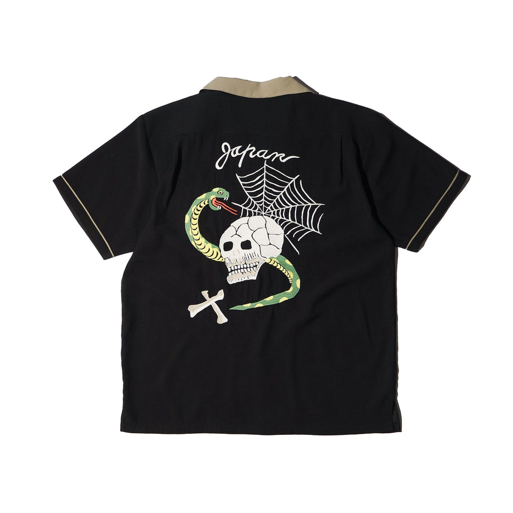 HOUSTON / 41279 SOUVENIR SHIRT (SKULL & SNAKE) - TRUTH